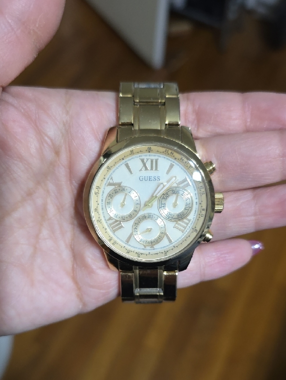GUESS Gold Large Watch - Picture 3 of 5